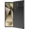 Techsuit CarbonFiber kryt na Samsung Galaxy S24 Ultra – čierny