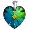 iŠPERKY Strieborný prívesok srdiečko Swarovski ID|108409