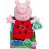 TM Toys Peppa Pig ECO plyšová sukňa Peppa 20 cm lienka