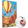 Maľovanie podľa čísel LET BALÓNOM – nízka náročnosť 40x60 cm