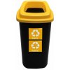 PLAFOR - Smetný kôš na plast 45L žltý, umelá hmota