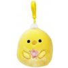 SQUISHMALLOWS 9 cm kľúčenka Triston žlté kuriatko