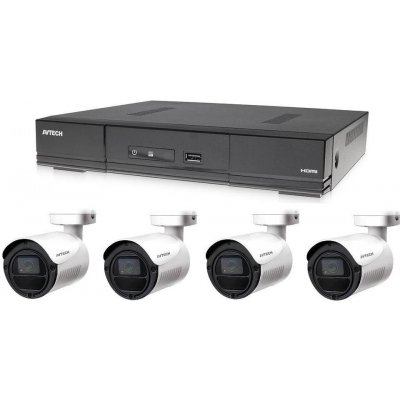 Kamerový systém AVTECH 1x DVR DGD1005AV a 4x 2MPX Bullet kamera DGC1105YFT (KSHDTV2)
