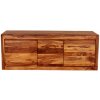 indickynabytok.sk - TV stolík Tina s úložným priestorom 160x60x45 indický masív palisander