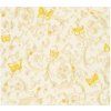 A.S. Création | Vliesová tapeta na stenu Versace 34325-1 | 0,70 x 10,05 m | metalická, žltá, krémová + Metalická, žltá, krémová vliesová tapeta na stenu 343251 v rozmere 0,70 x 10,05 m