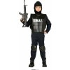 Guirca Policajt SWAT kostým detský veľkosť 10 – 12 rokov 88496