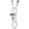 Kábel Cable USB A to Type C 2.0 C366 (Connector Long : 8mm) 1 M White