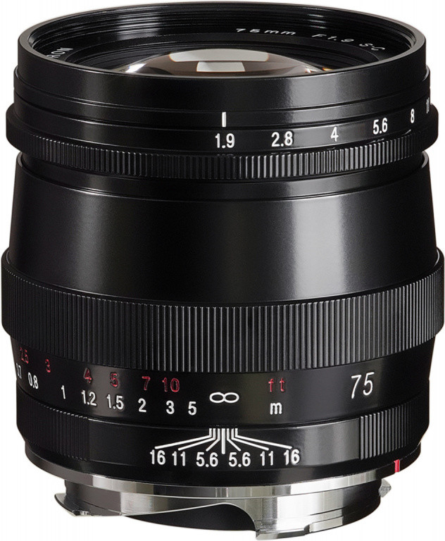 Voigtlander 75 mm f/1.9 Ultron SC M