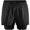 Pánske šortky Craft Essence 2in1 Black L