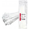 Upínacie pásky biele 4,8 × 300 mm 100 ks. AMIO-04311