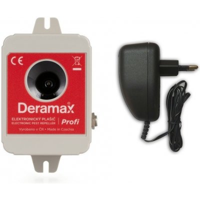 Deramax Prof Ultrazvukový plašič a dpudzovač kún a hlodavcov CN01