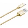 ALIGATOR PREMIUM Dátový kábel 2A, USB-C zlatý DATKP09
