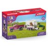Schleich 42346 Pick up s prívesom pre kone