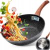 Wok panvica Vilde Black&Wood 28 cm