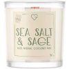 Goodie Sviečka s dreveným praskajúcim knôtom– Sea Salt & Sage 50 g