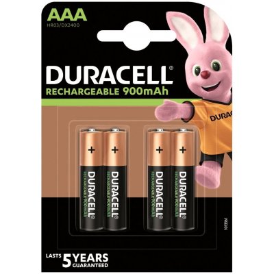 Duracell Rechargeable baterie 900mAh 4ks (AAA)