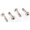 Revolution Design Spodné titánové upevňovacie skrutky tlmičov pre ASSOCIATED B74