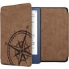 Puzdro KW Mobile - Navigational Compass - KW5999201 - pre Amazon Kindle 2022 - hnedé (KW Mobile obal na Amazon Kindle 2022, flip, Navigational Compass, hnedé, AutoSleep + záruka 3 roky + darčeky zadar