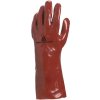Delta Plus PVC7335 Pracovné PVC rukavice Červená, 10