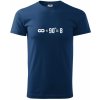 Nekonečno matematika - Klasické pánske tričko - S ( Polnočná modrá )