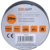 Solight izolačná páska 15 mm x 0,13 mm x 20 m AP02C čierna