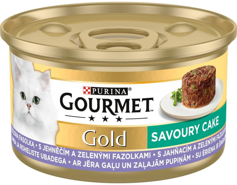 Gourmet GOLD Savoury Cake jahňacie 24 x 85 g