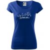 Vysoke Tatry - profil cesty - Dámske tričko Pure - 2XL ( Kráľovská modrá )