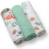 BABYONO Plienky mušelínové Super Soft 3 ks - Mint, 70x70 cm 348-12-BO