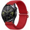 BStrap Elastic Nylon remienok na Samsung Galaxy Watch Active 2 40/44mm, red (SSG024C05)