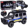 JOKO Policajné auto JEEP OFF-Road so svetlom a zvukom, strieborno-čierne
