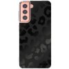 Picasee silikónový prehľadný obal pre Samsung Galaxy S21 5G G991B - Midnight Leopard