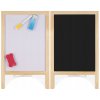 Magnetická tabuľa 2v1 s príslušenstvom, stojaca MEGA CREATIVE 571393