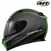 Helma MT BLADE SV RACELINE MATT BLACK/GREEN - 2XL - doprava zdarma