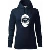 Florbal maska - Mikina dámská Cape s kapucí - 2XL ( Tmavomodrá (veľmi tmavá - skoro čierna) )