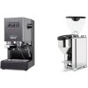 Gaggia New Classic E24 BC, grey + Rocket Espresso GIANNINO, chrome/black