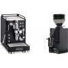 La Pavoni Mini Cellini, black + Eureka Mignon Zero 55s, BL black
