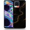 Picasee silikónový čierny obal pre Realme 8 4G - Thunder