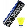 Bedmintonové košíky Victor Nylon Shuttle 3000 Platin - Yellow (6 Pack) modrý prúžok (do 11-21°C)