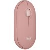 Logitech M350S Pebble Mouse 2 - kompaktná Bluetooth myš - ružová 910-007014