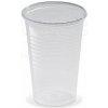 Economy Poháre plastové 200ml priehľadné