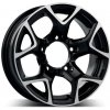 GMP SJ15 hliníkové disky 5,5x15 5x139,7 ET5 Black Diamond