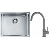 Súprava nerezový drez Franke Box 127.0453.656, kuchynská batéria Franke Lina 115.0626.022