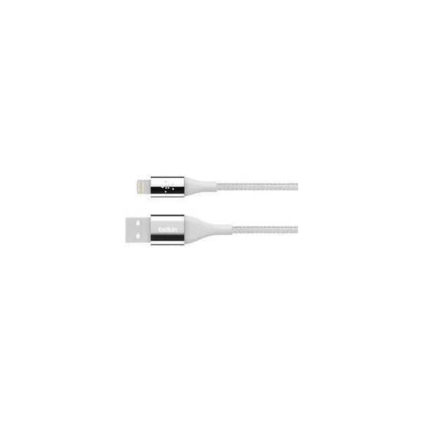 USB kábel Belkin F8J207bt04-SLV 1,2m, stříbrný
