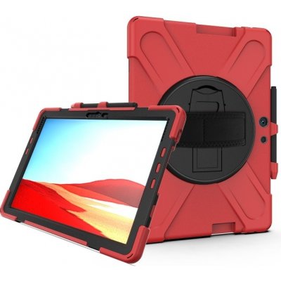 Púzdro PROTEMIO 55020 STANDING ULTRA Odolný kryt pre MicroSoft Surface Pro X červený