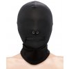 NS Novelties Zippered Mouth Hood Black