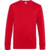 B&C | KING Crew Neck, Pánska mikina, červená, S
