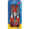 KNIPEX sada elektro klieští VDE 1000V (0306180 kombinačky+7006160 polguľaté+2616200 štikacie) 002012