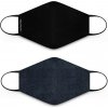 Suavinex rúška Hygge +10 let denim + black 2 ks