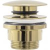 REA-A2360 - Umývadlová výpusť CLICK-CLACK, priemer 6,4 cm, zlatá REA-A2360 + záruka 3 roky zadarmo