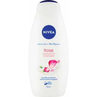 Nivea Almond Milk & Rose sprchový gél maxi 750 ml